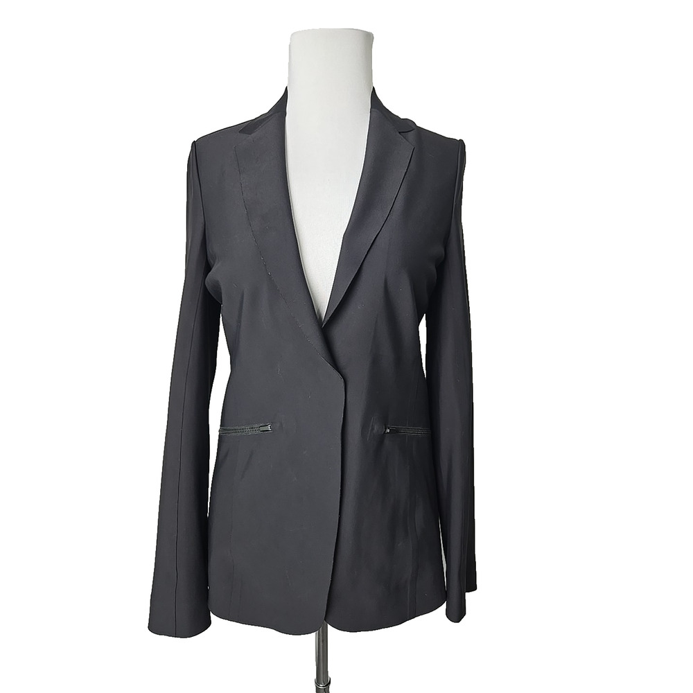 Athleta Interstellar‎ Blazer Womens Stretch Jacket Zip Pocket Nylon (XS-S Read)